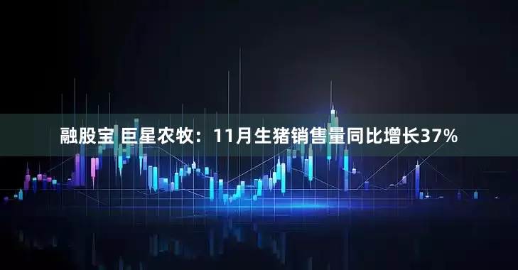 融股宝 巨星农牧：11月生猪销售量同比增长37%